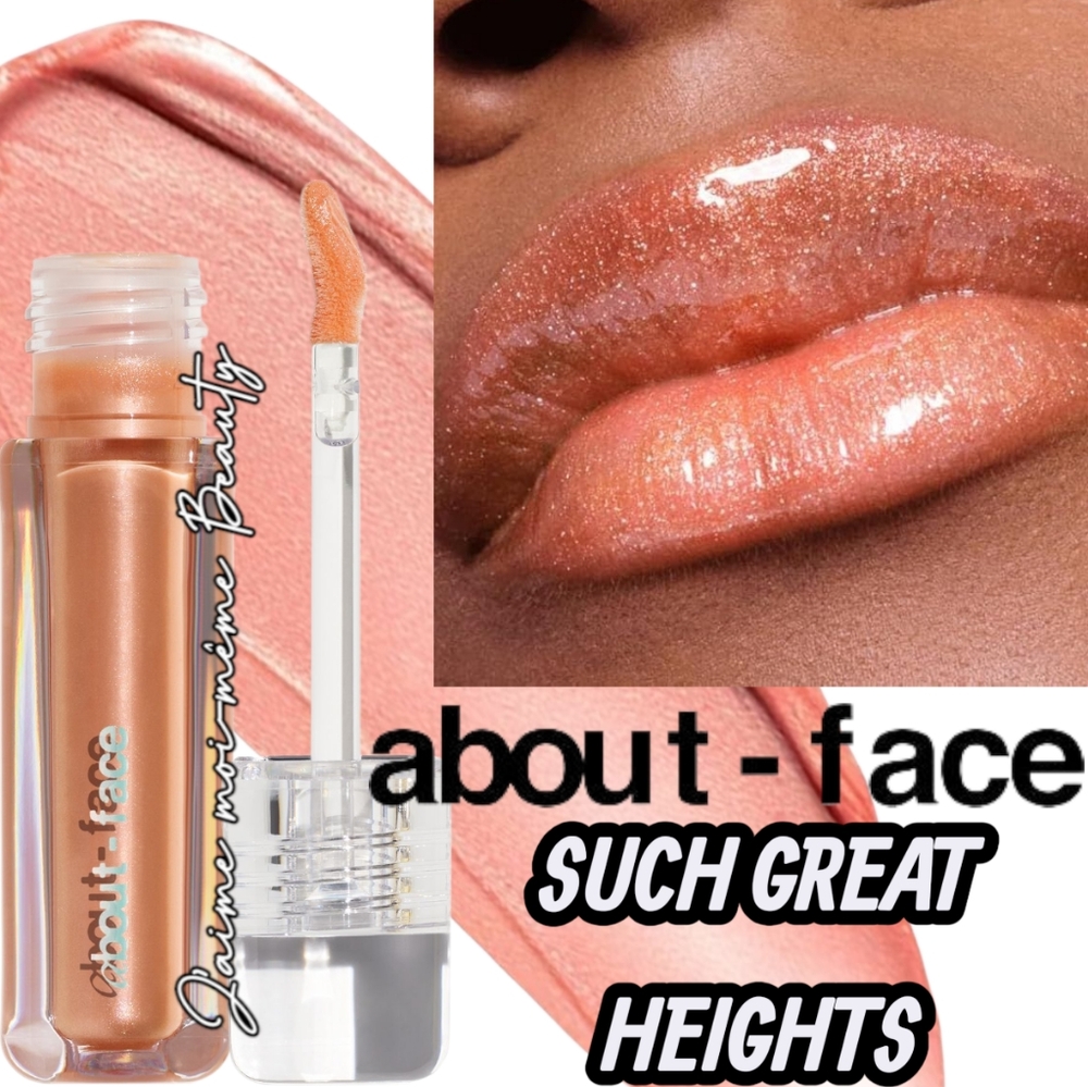 About FACE Such Great Heights Lip Gloss - Shimmering Peach Pearl